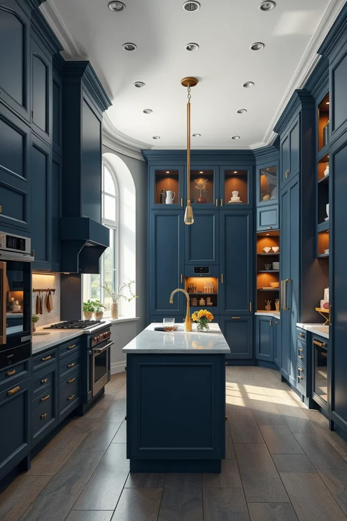 56 Navy Blue Kitchen Interior Design Ideas For A Stylish And Artistic Home
