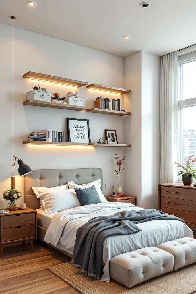 57 Small Bedroom Storage Ideas To Maximize Space In Style