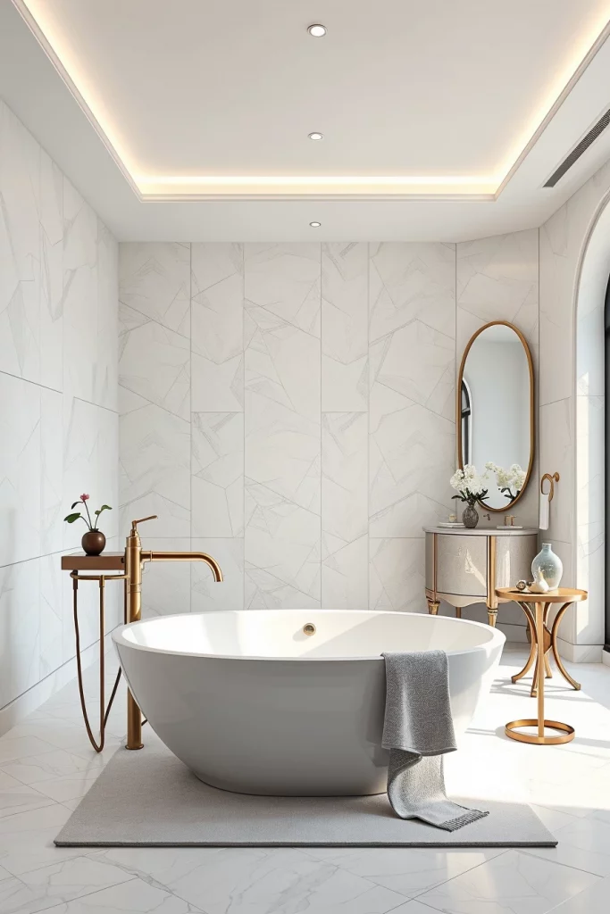 58 White Bathroom Decor Styling Ideas For A Timeless And Elegant Space