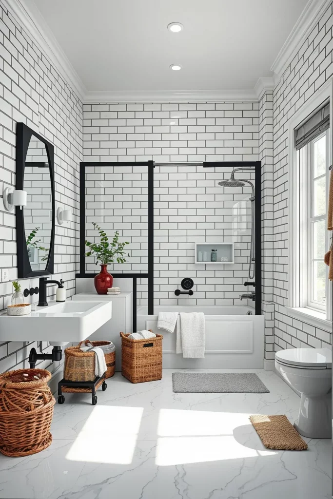 54 Black And White Bathroom Decor Ideas For A Stylish And Timeless Space