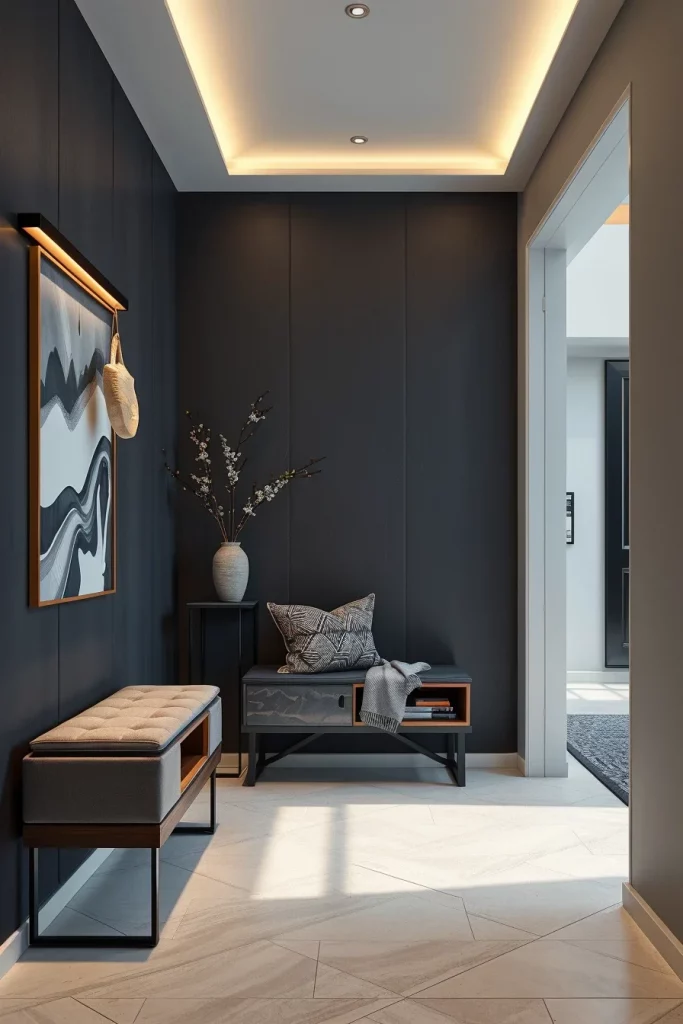 55 Modern Dark Hallway Ideas For A Stylish And Dramatic Home Entrance