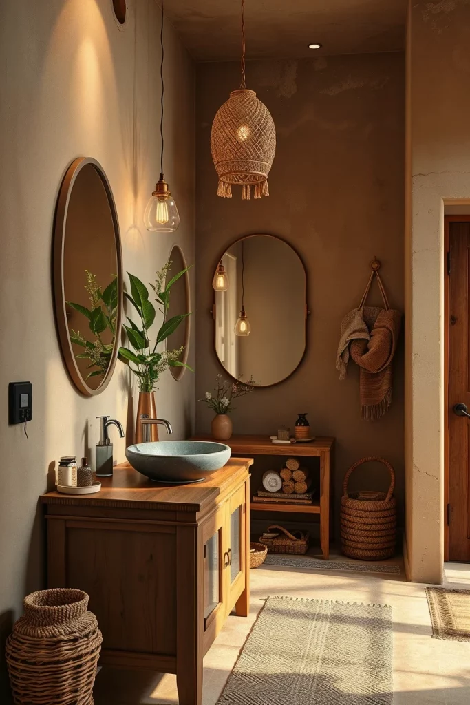 54 Modern Afrohemian Bathroom Decor Ideas For A Stylish And Relaxing Space