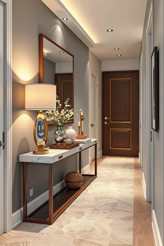 57 Modern Narrow Hallway Decorating Ideas To Transform Small Spaces