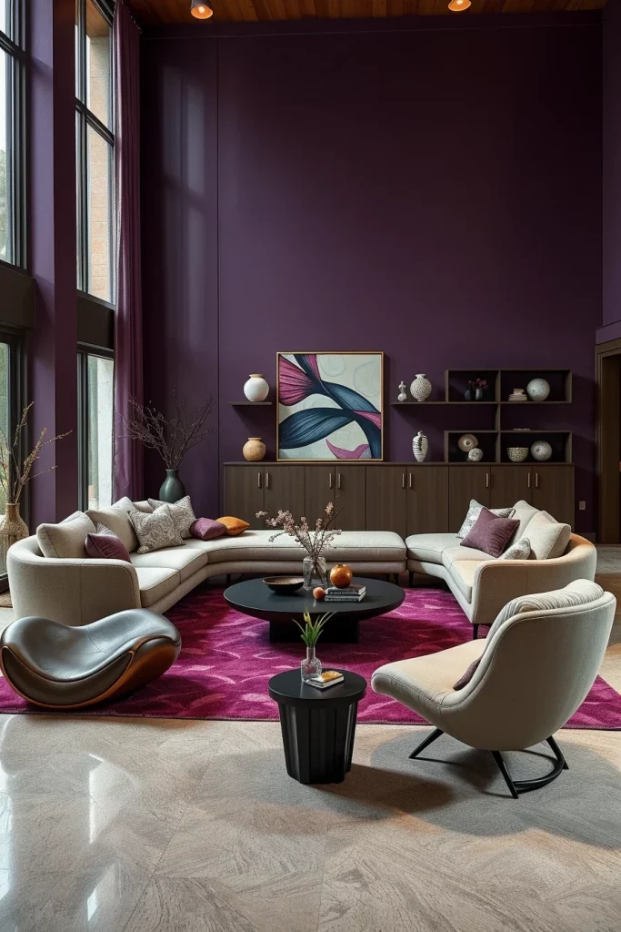 57 Plum Living Room Ideas For A Luxurious And Stylish Home