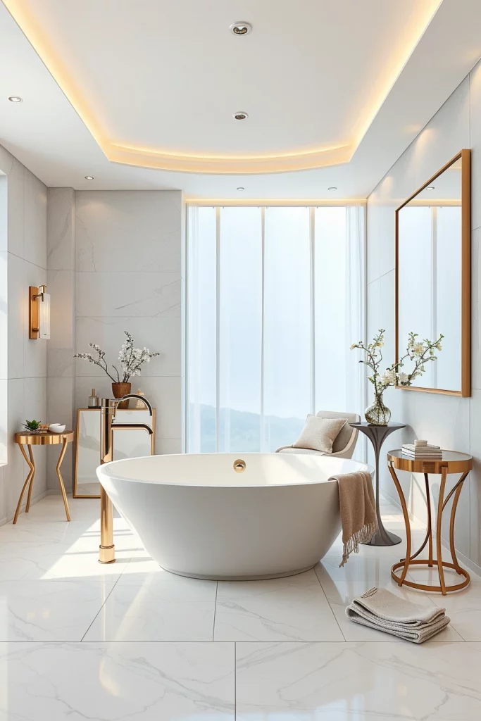 58 White Bathroom Decor Styling Ideas For A Timeless And Elegant Space