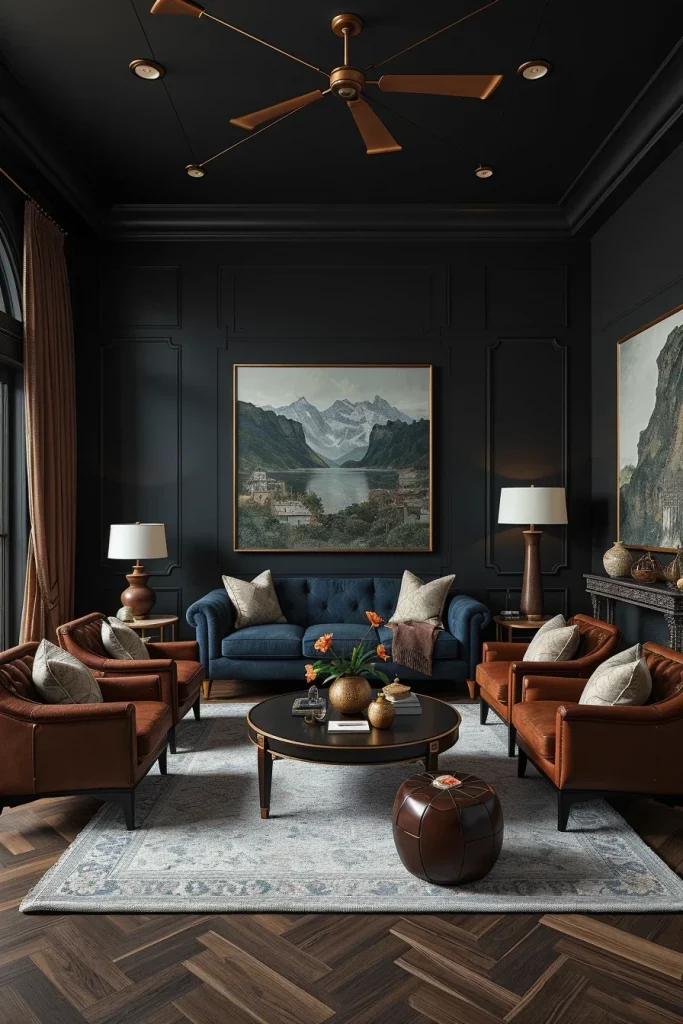 60 Dark And Moody Interiors That Bring Elegance, Drama, And Cozy Sophistication To Every Room