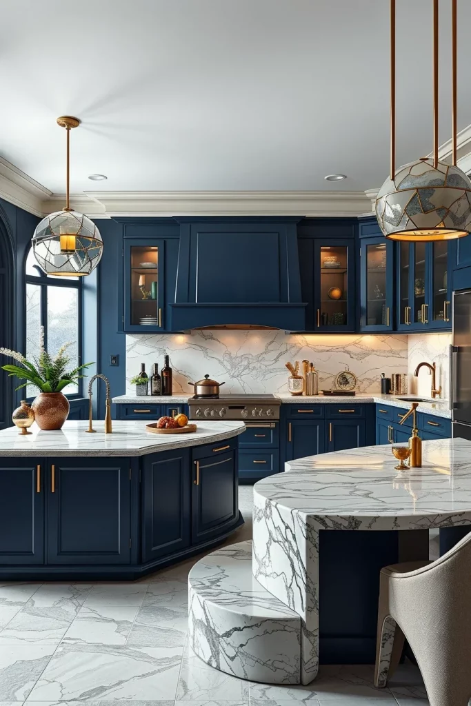 56 Navy Blue Kitchen Interior Design Ideas For A Stylish And Artistic Home