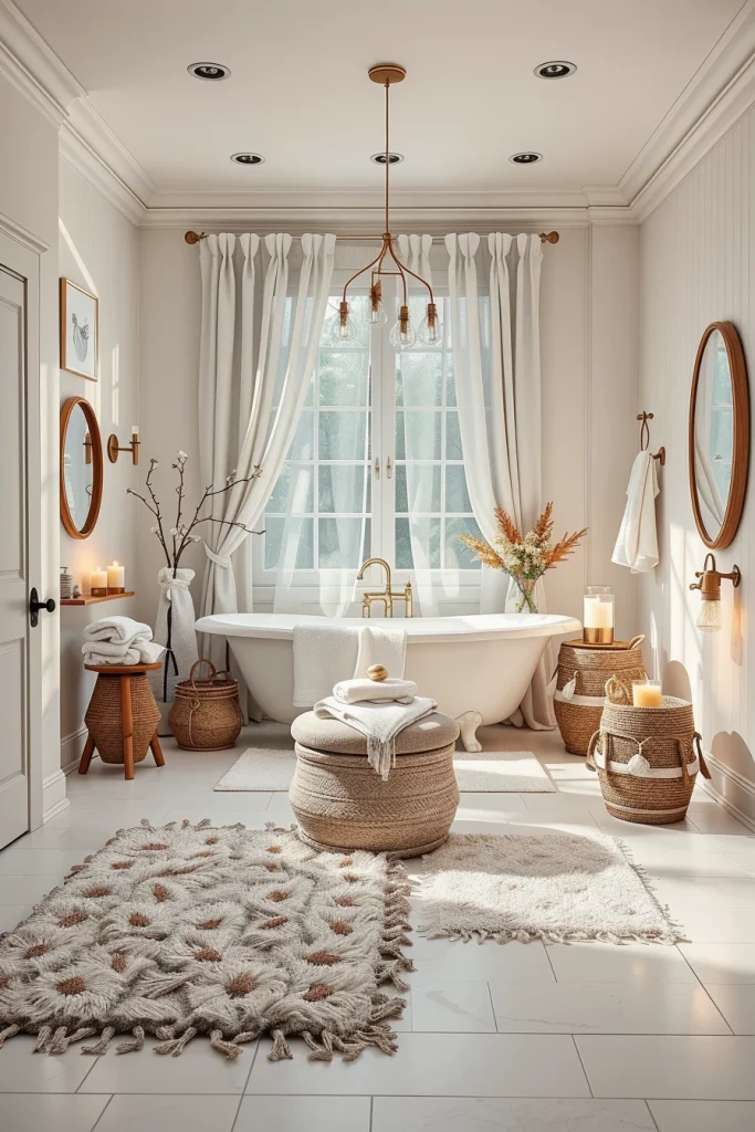 58 White Bathroom Decor Styling Ideas For A Timeless And Elegant Space