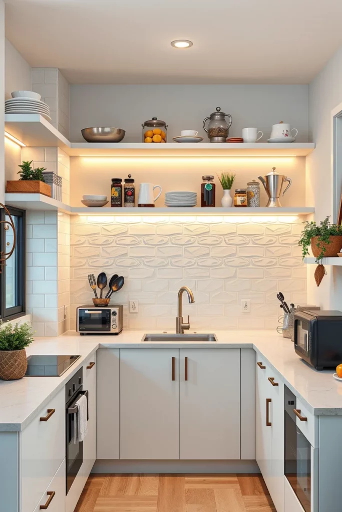 58 Open Shelving Ideas For Small Kitchens That Maximize Style And Storage