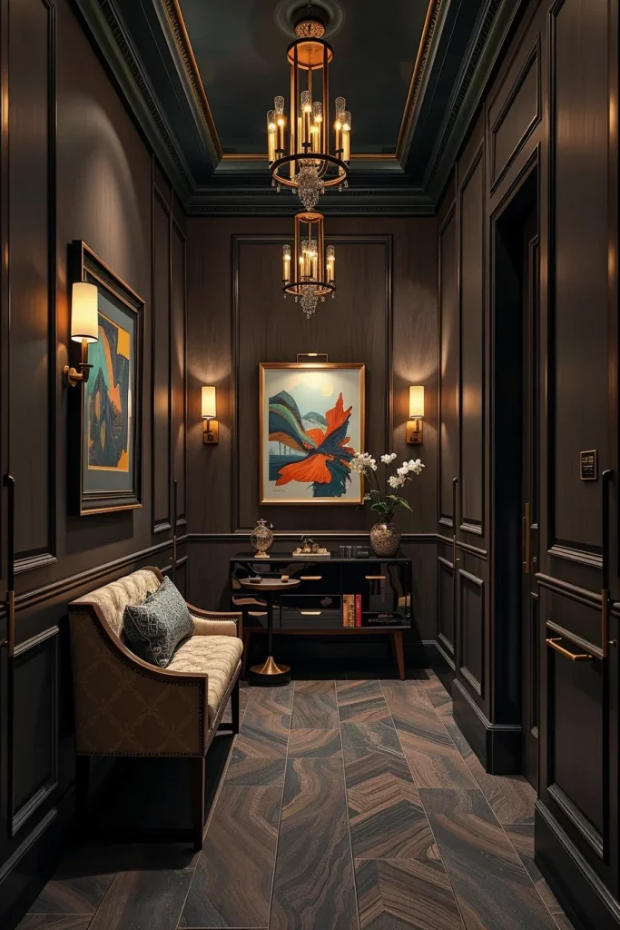 55 Modern Dark Hallway Ideas For A Stylish And Dramatic Home Entrance