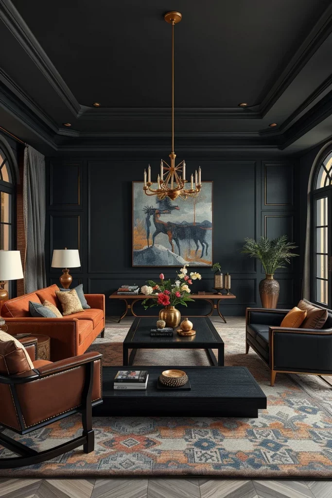 60 Dark And Moody Interiors That Bring Elegance, Drama, And Cozy Sophistication To Every Room