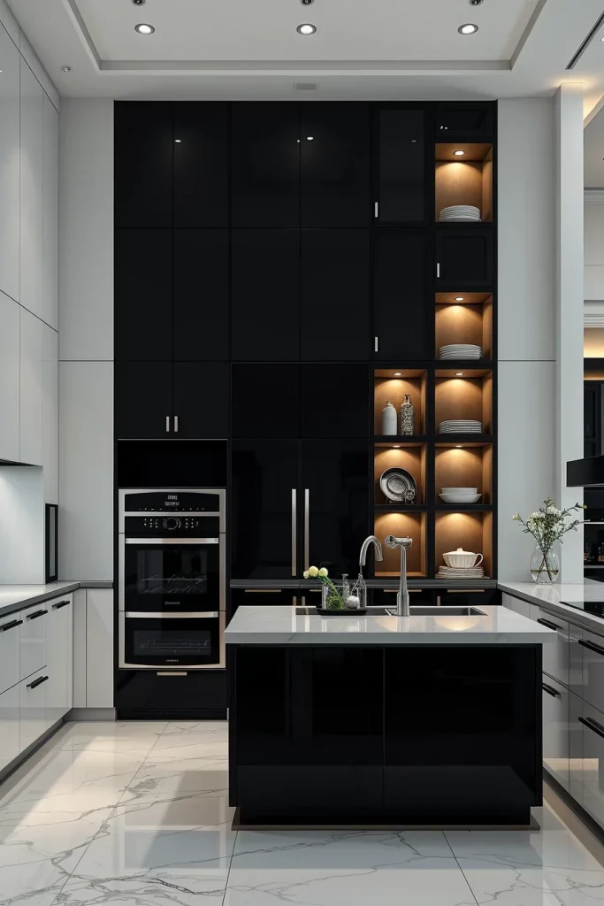 57 Black And White Kitchen Decorating Inspiration Ideas For A Stylish Modern Home