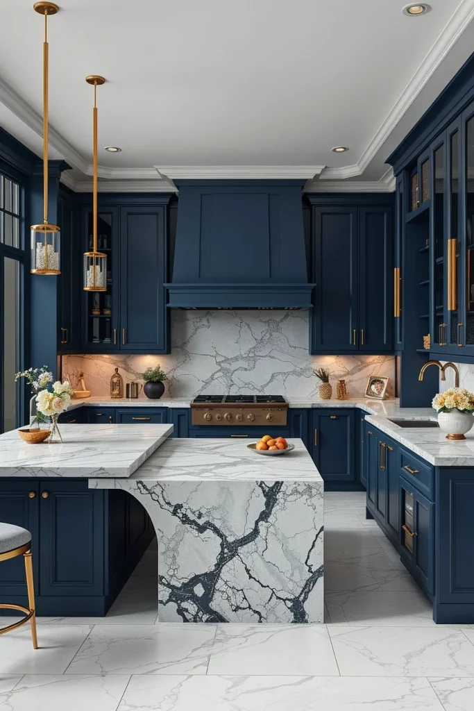 56 Navy Blue Kitchen Interior Design Ideas For A Stylish And Artistic Home