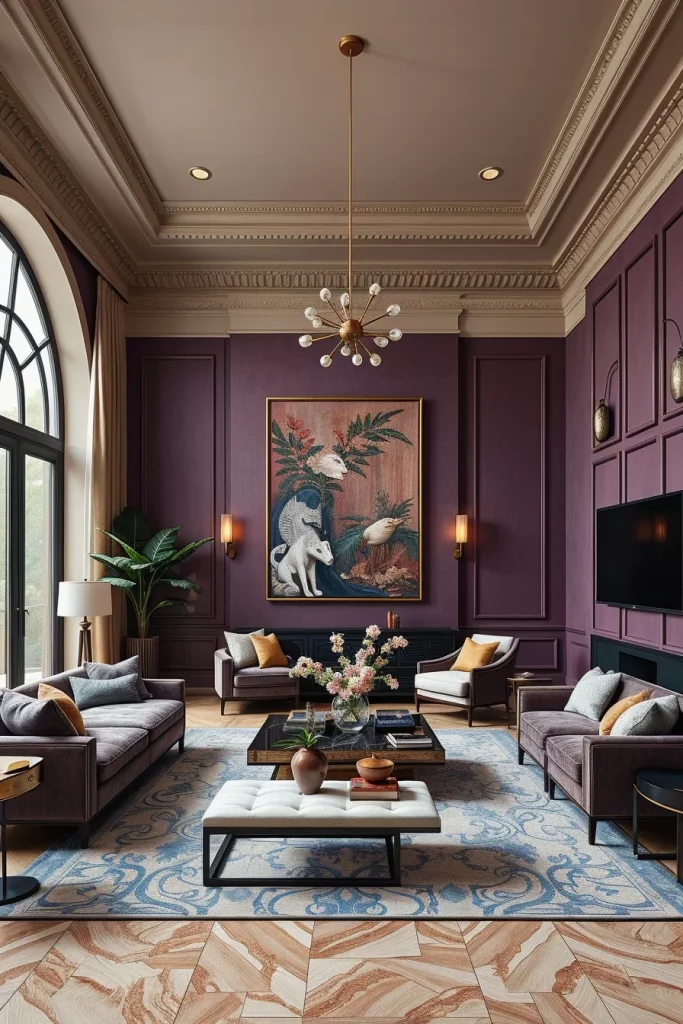57 Plum Living Room Ideas For A Luxurious And Stylish Home