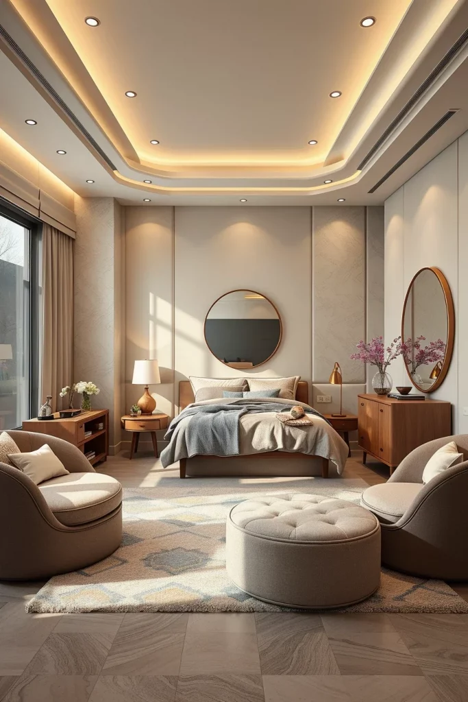 58 Curved Furniture Small Bedroom Design Ideas For Stylish Compact Spaces