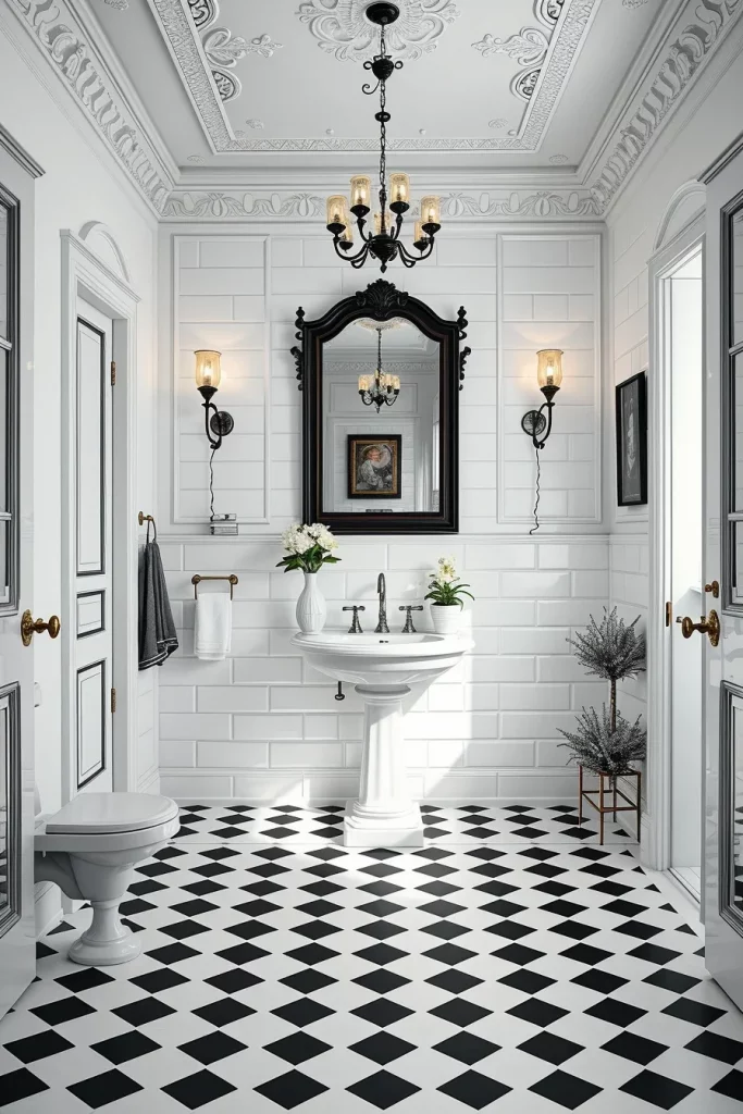 54 Black And White Bathroom Decor Ideas For A Stylish And Timeless Space