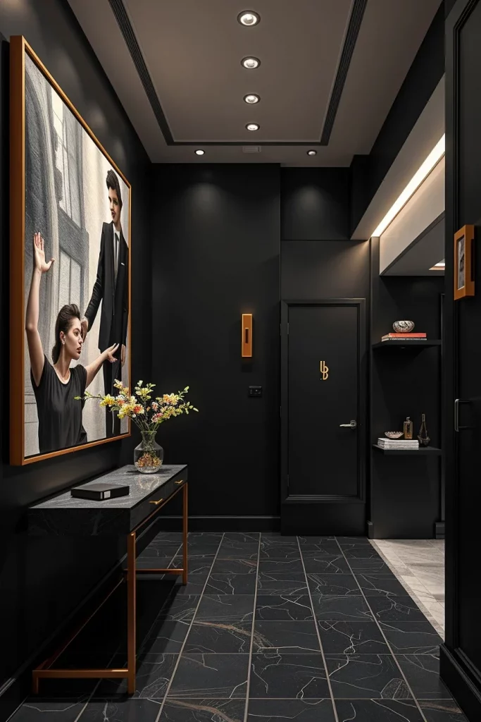 55 Modern Dark Hallway Ideas For A Stylish And Dramatic Home Entrance