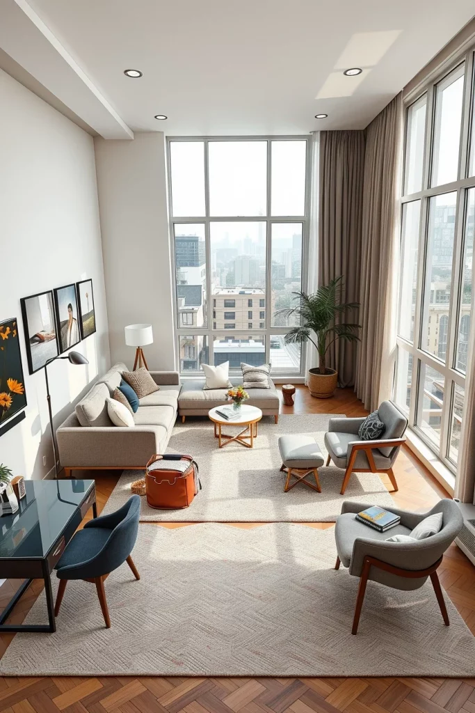 59 Small Apartment Living Room Design Ideas For Stylish And Functional Spaces