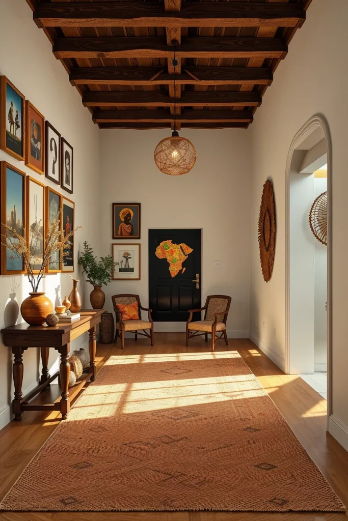 60 Afrohemian Hallway Decor Ideas To Create A Stylish And Cultural Entryway