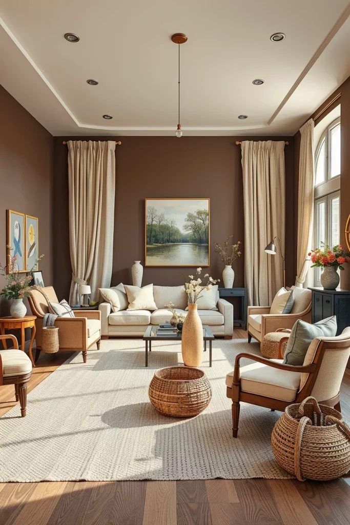 55 Warm Chocolate Brown Wall Colors: Cozy And Elegant Ideas For Every Room