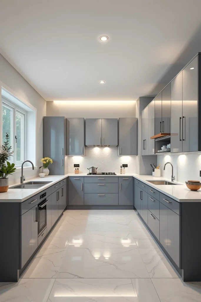 56 Gray White Kitchen Organization Ideas For A Stylish And Clutter-Free Space