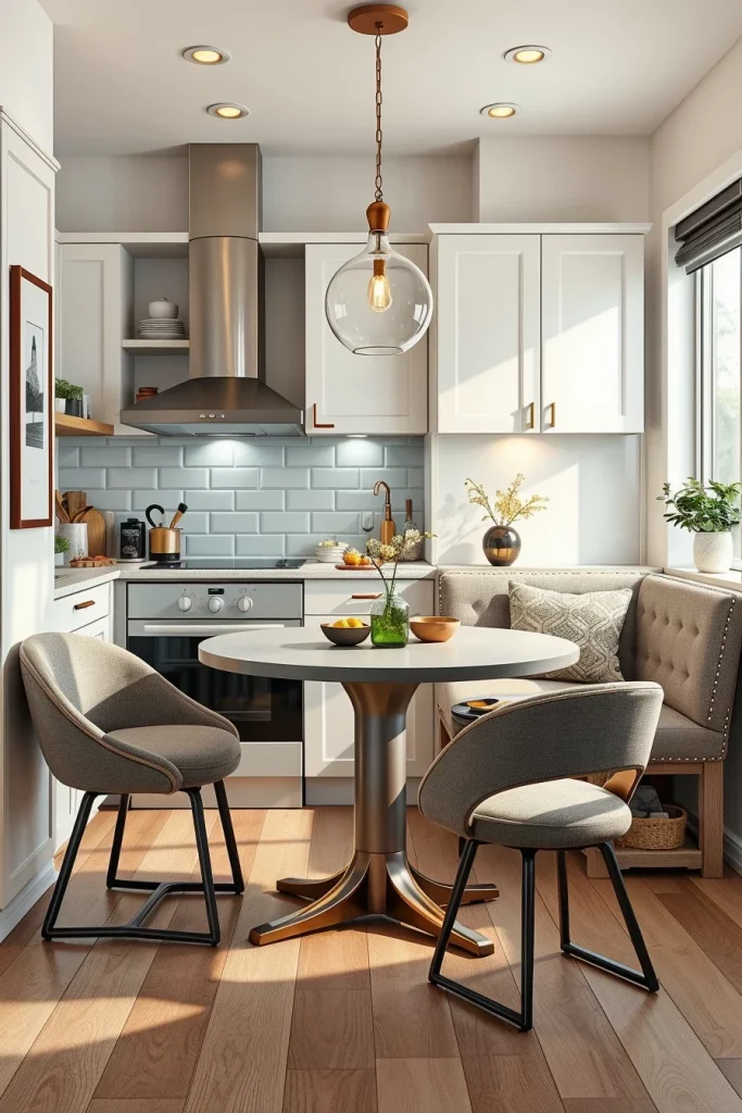 57 Curved Furniture Small Kitchen Design Ideas For A Stylish And Space-Saving Home