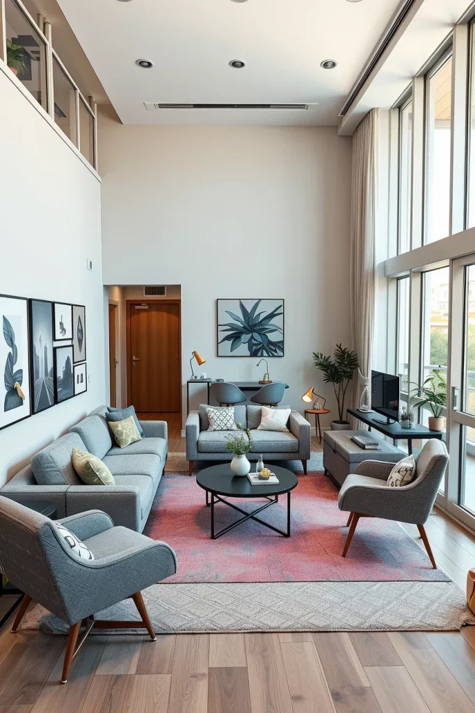 59 Small Apartment Living Room Design Ideas For Stylish And Functional Spaces