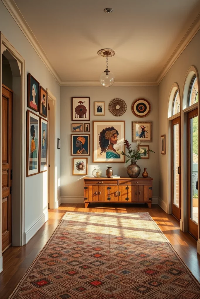 60 Afrohemian Hallway Decor Ideas To Create A Stylish And Cultural Entryway