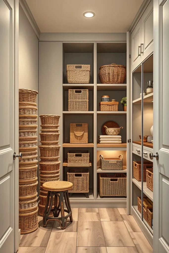 58 Pantry Decor With Woven Baskets Ideas To Create A Stylish And Organized Space