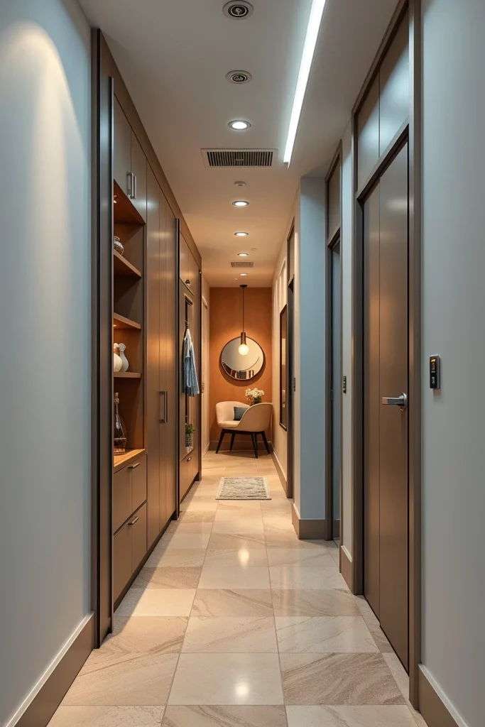57 Modern Narrow Hallway Decorating Ideas To Transform Small Spaces