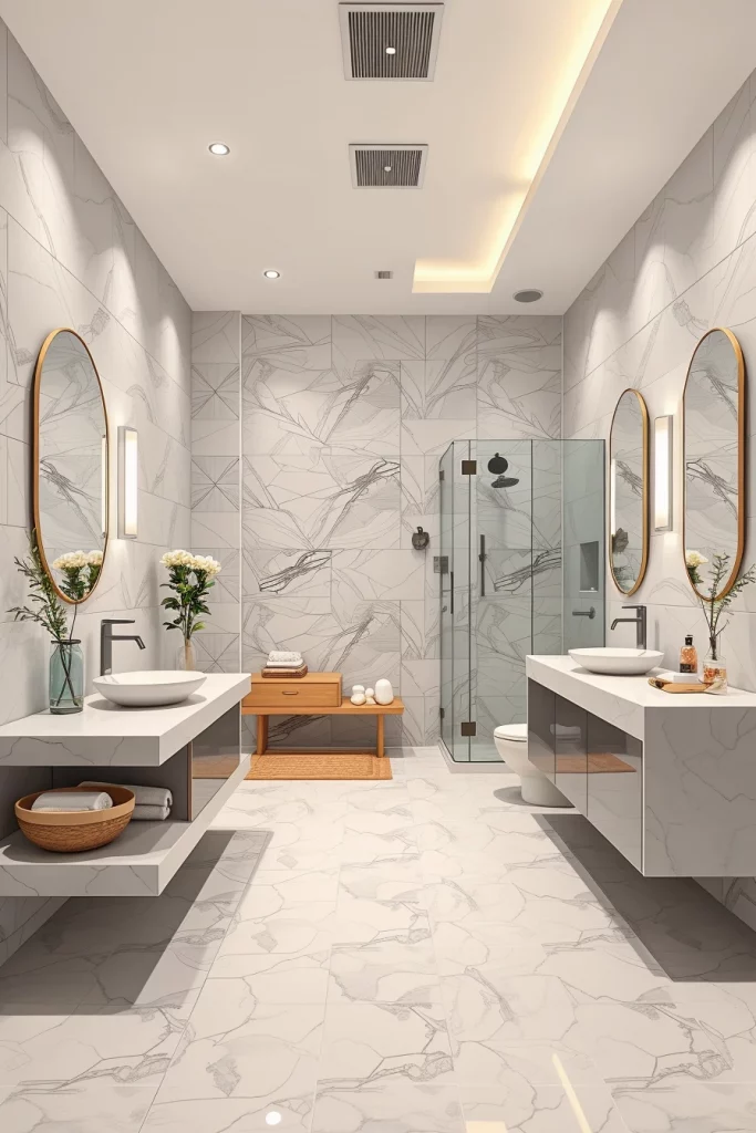 58 White Bathroom Decor Styling Ideas For A Timeless And Elegant Space