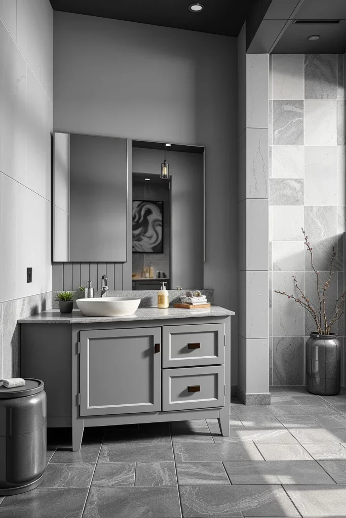 58 Modern Gray Bathroom Interior Trends That Redefine Contemporary Luxury