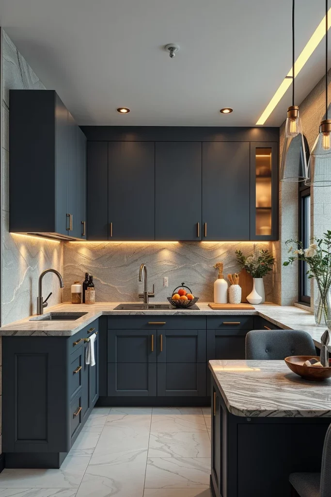 58 Small Kitchen Color Schemes Modern Style For Elegant And Functional Spaces