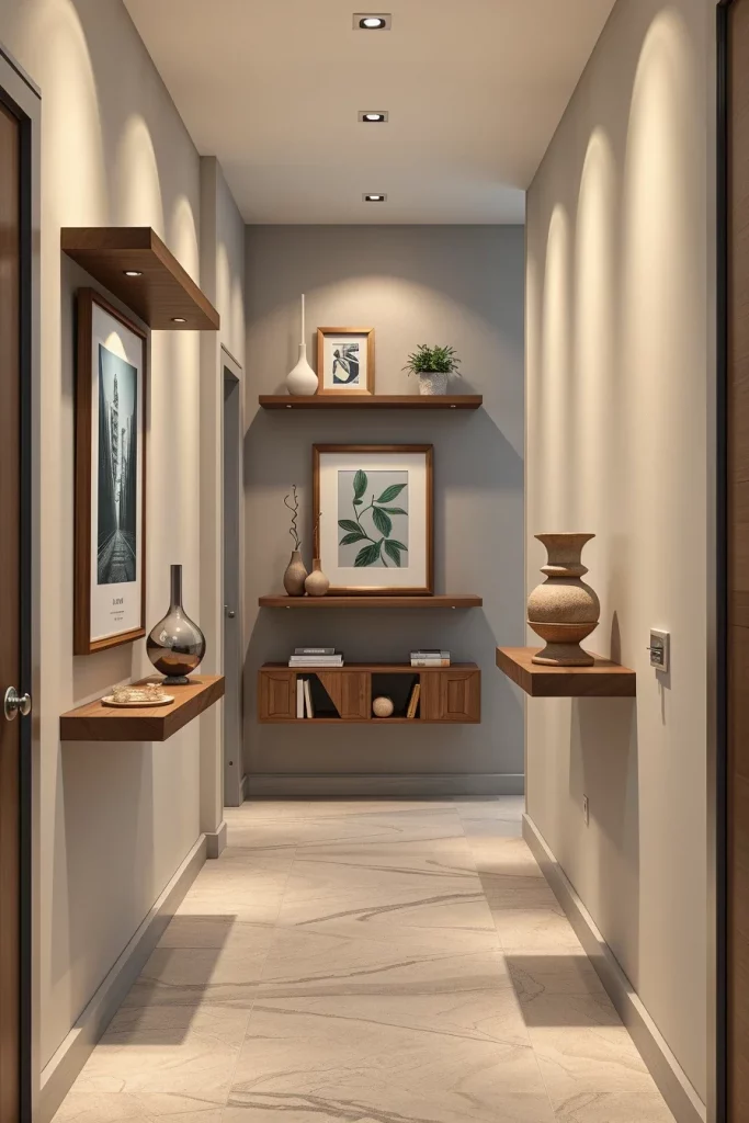 57 Modern Narrow Hallway Decorating Ideas To Transform Small Spaces