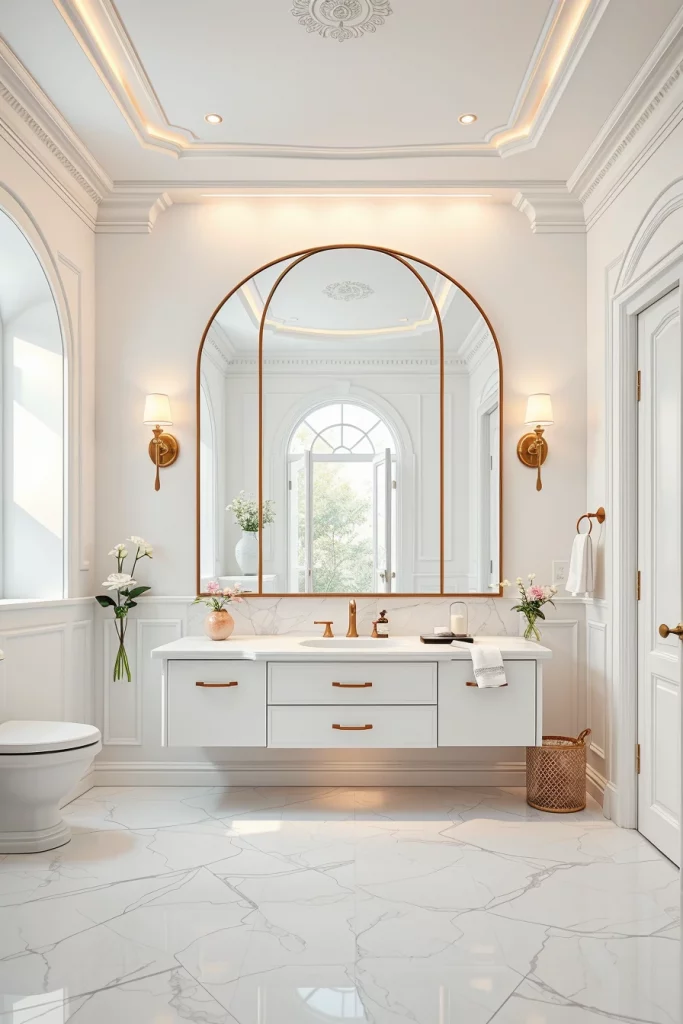 58 White Bathroom Decor Styling Ideas For A Timeless And Elegant Space