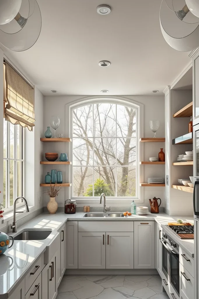58 Open Shelving Ideas For Small Kitchens That Maximize Style And Storage