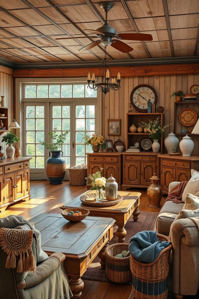 57 Vintage Living Room Decor Ideas For A Timeless And Cozy Home