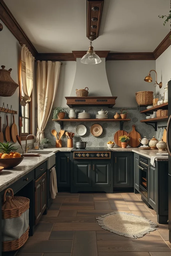 53 Dark Cottagecore Kitchen Ideas For A Cozy And Moody Home