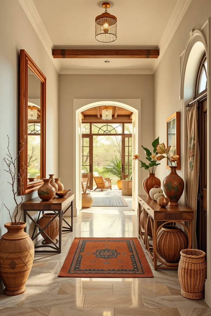 60 Afrohemian Hallway Decor Ideas To Create A Stylish And Cultural Entryway
