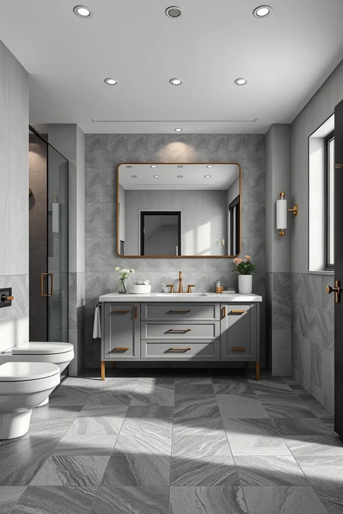 58 Modern Gray Bathroom Interior Trends That Redefine Contemporary Luxury