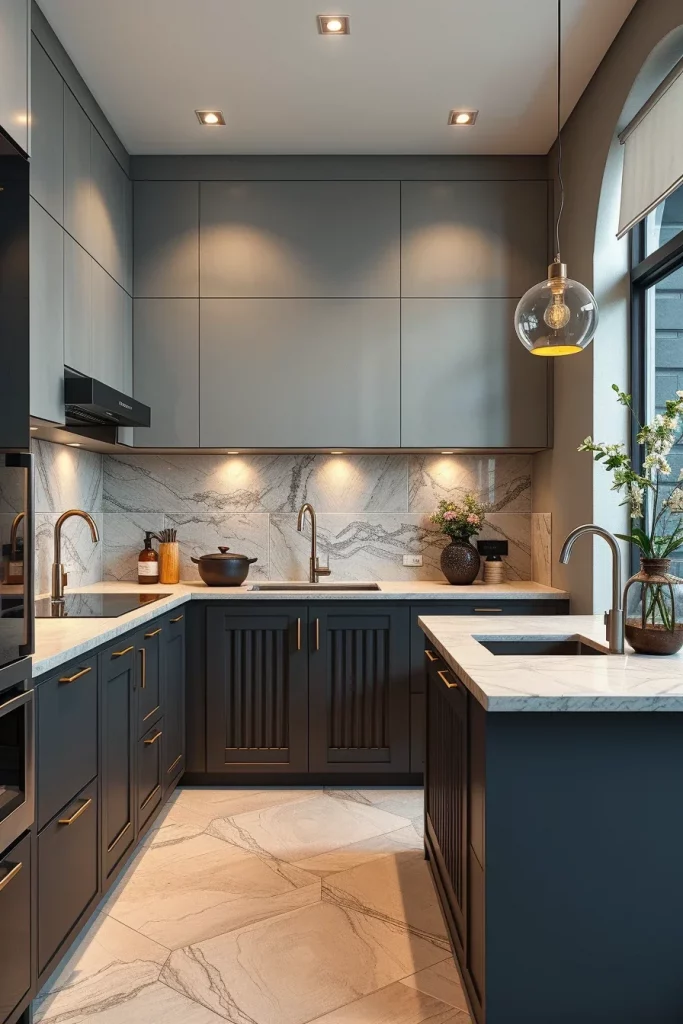 58 Small Kitchen Color Schemes Modern Style For Elegant And Functional Spaces