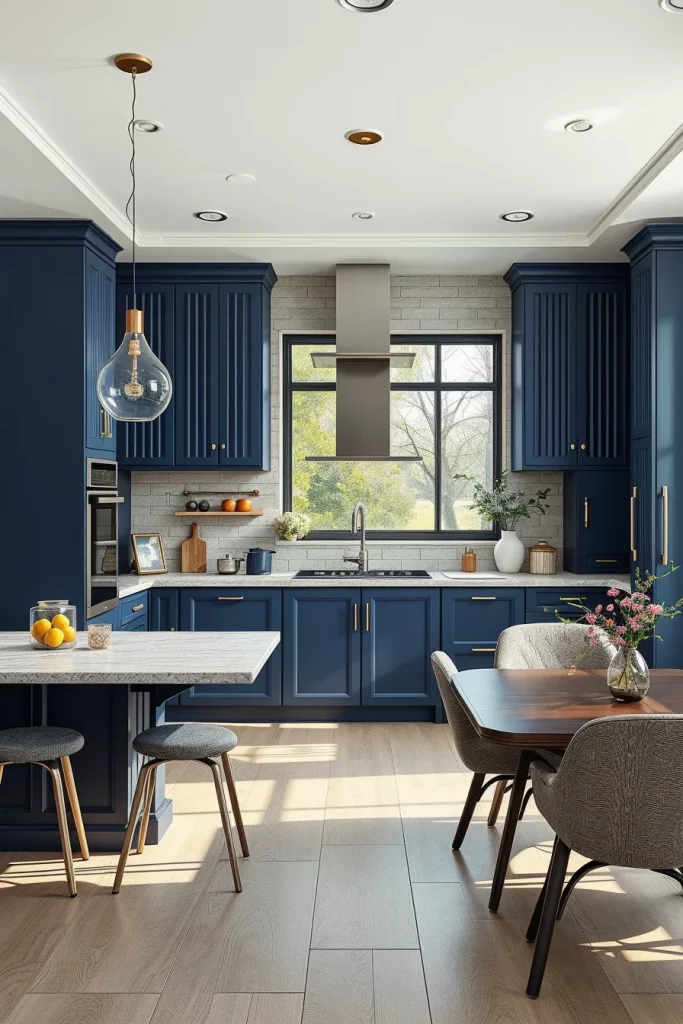 56 Navy Blue Kitchen Interior Design Ideas For A Stylish And Artistic Home