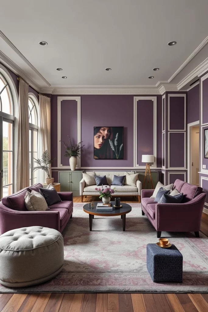 57 Plum Living Room Ideas For A Luxurious And Stylish Home