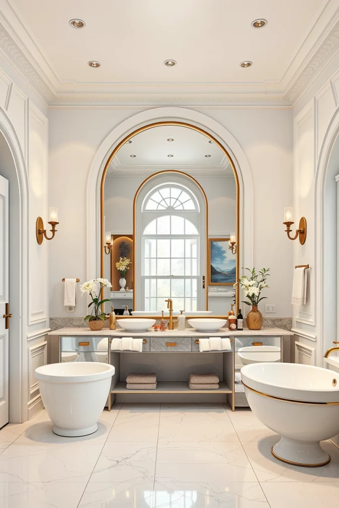 58 White Bathroom Decor Styling Ideas For A Timeless And Elegant Space