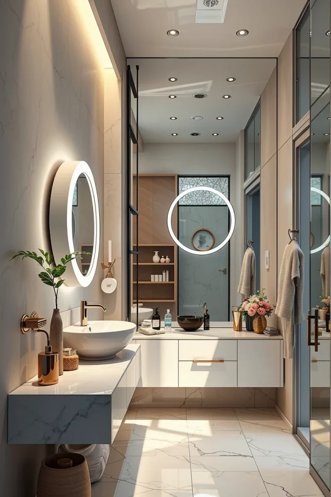 54 Small Bathroom Makeover Decorating Ideas To Transform Your Tiny Space