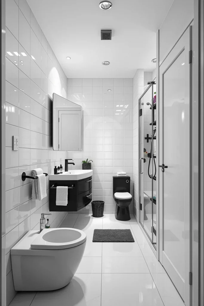 54 Black And White Bathroom Decor Ideas For A Stylish And Timeless Space