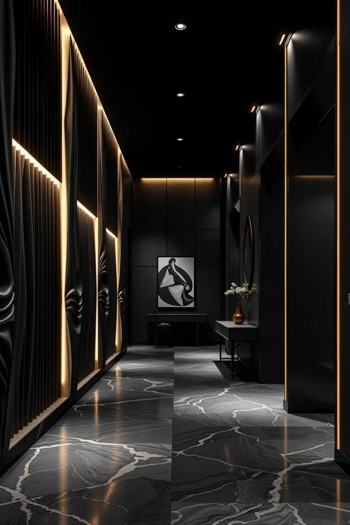 55 Modern Dark Hallway Ideas For A Stylish And Dramatic Home Entrance