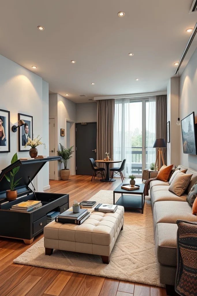 59 Small Apartment Living Room Design Ideas For Stylish And Functional Spaces