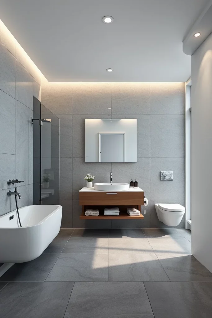 58 Modern Gray Bathroom Interior Trends That Redefine Contemporary Luxury