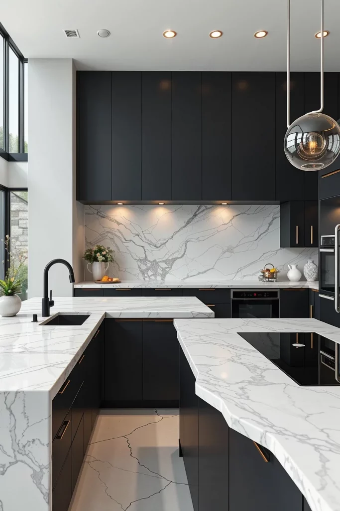 57 Black And White Kitchen Decorating Inspiration Ideas For A Stylish Modern Home